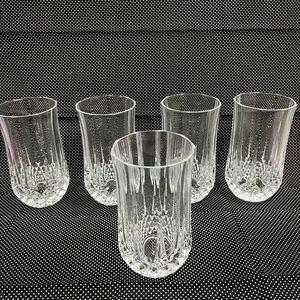 Crystal Clear Glass Tumbler Set